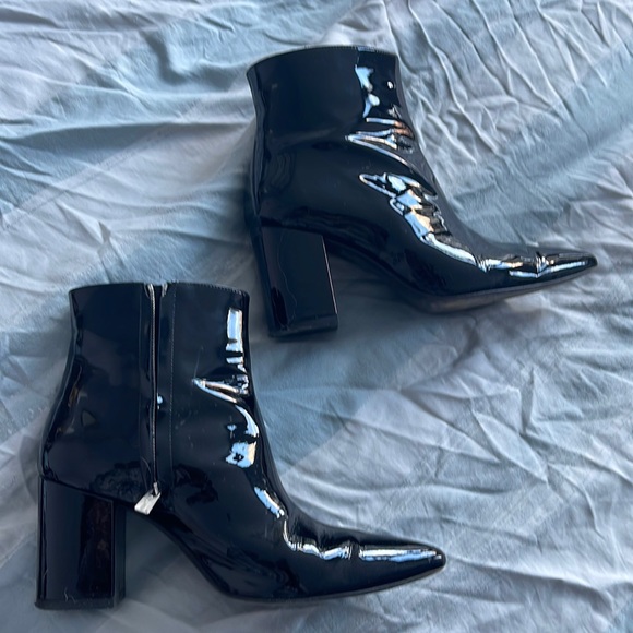 Anine Bing patent leather Natalie boots - Picture 3 of 8